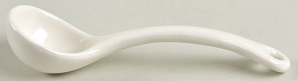 Basket All Ceramic Sugar Spoon