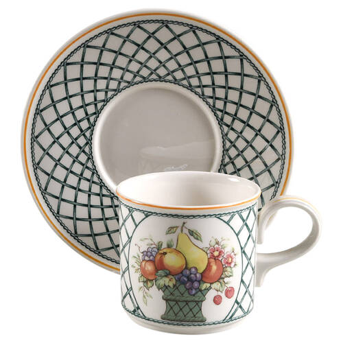 Basket Breakfast Cup & Saucer Set
