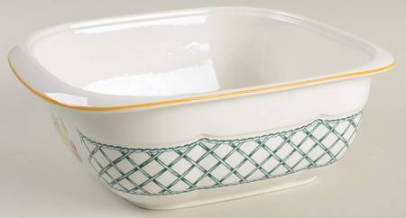 Basket 3 Quart Square Microwave Baker No Lid
