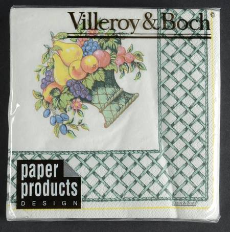 Basket Package of Paper Cocktail Napkins