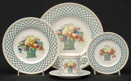 Basket 5 Piece Place Setting