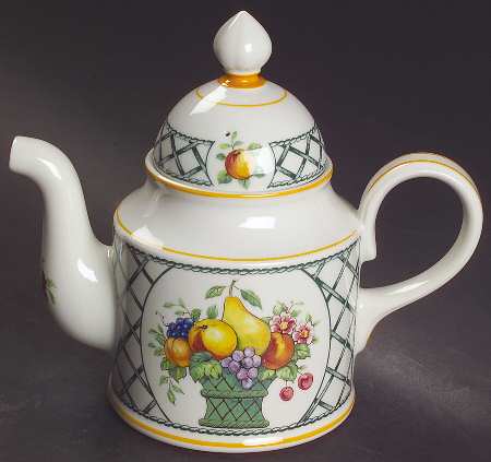 Basket Individual Coffee Pot & Lid