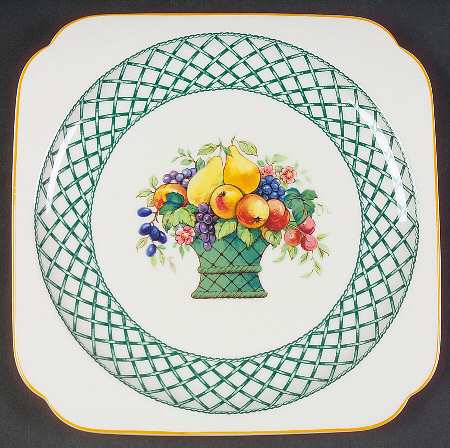 Basket Square Oven-To-Table Plate