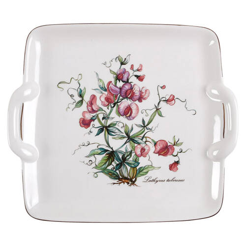 Botanica Square Handled Cake Plate