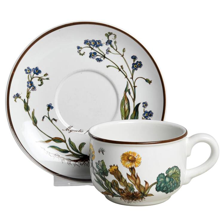 Botanica Flat Cup & Saucer Set