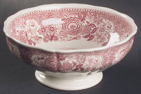 Burgenland Maroon 7" Round Vegetable Bowl