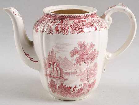 Burgenland Maroon Coffee Pot No Lid