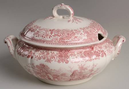 Burgenland Maroon Small Tureen & Lid