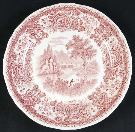 Burgenland Maroon Salad Plate