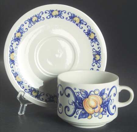 Cadiz Oversized Cup & Saucer Set