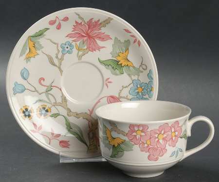 Chintz Flat Cup & Saucer Set by Villeroy & Boch