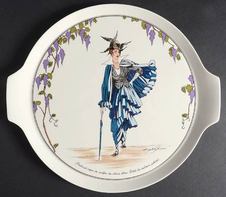 Design 1900 Handled Cake Plate
