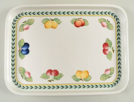 French Garden Fleurence 14" Rectangular Tray (AKA Lid for RB13) by Villeroy & Boch