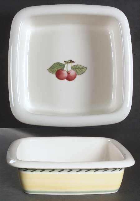 French Garden Fleurence 8" Square Baker by Villeroy & Boch