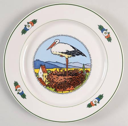 Hansi D'Alsace Luncheon Plate by Villeroy & Boch