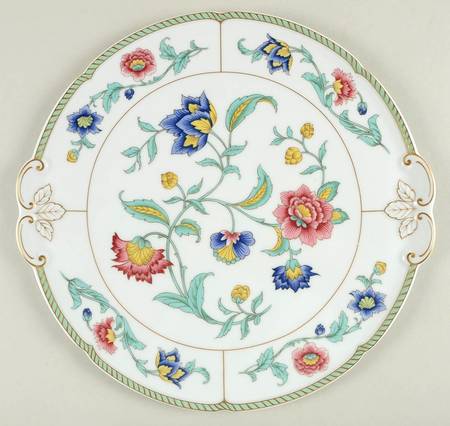 Indian Summer Handled Cake Plate
