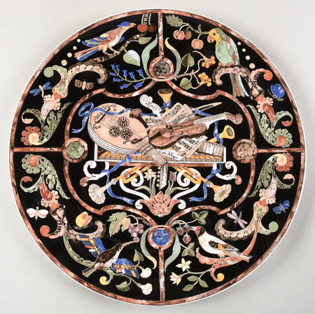 Intarsia 12" Chop Plate (Round Platter)