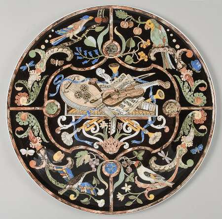 Intarsia Cake Plate