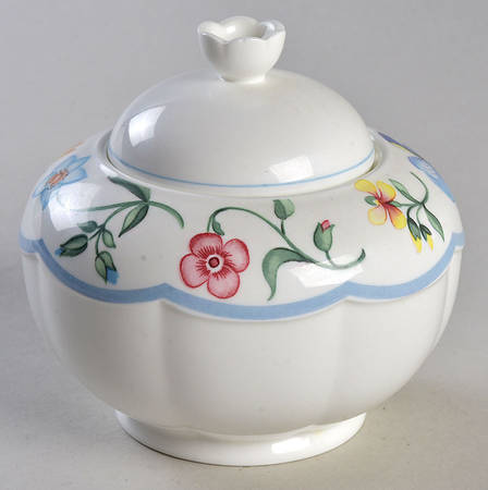 Mariposa (Bone China) Sugar Bowl & Lid