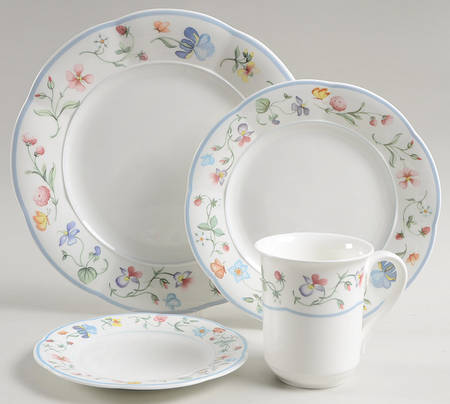 Mariposa (Bone China) 4 Piece Place Setting