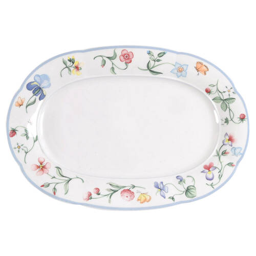 Mariposa (Bone China) 12" Oval Serving Platter