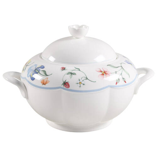Mariposa (Bone China) Round Covered Vegetable