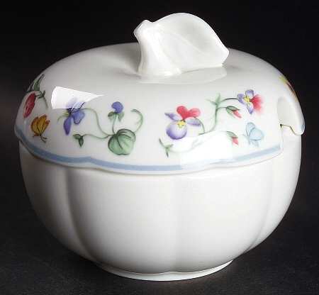 Mariposa (Bone China) Jam/Jelly & Lid