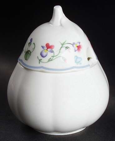 Mariposa (Bone China) Jam/Jelly & Lid
