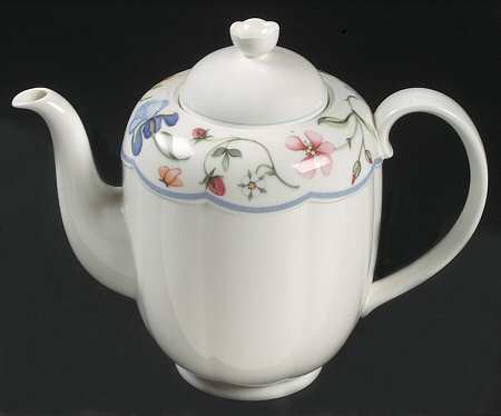 Mariposa (Bone China) Coffee Pot & Lid