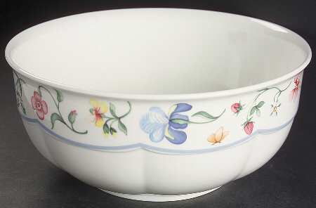 Mariposa (Bone China) 8" Round Vegetable Bowl