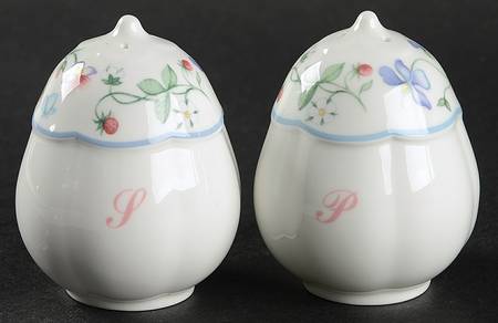 Mariposa (Bone China) Salt & Pepper Set
