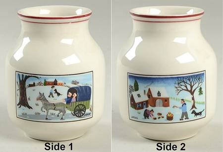 Naif Christmas 3" Vase