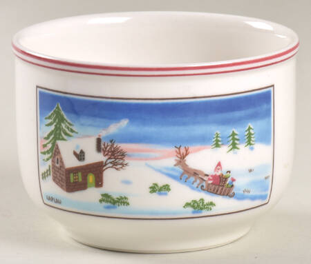 Naif Christmas Sugar Bowl No Lid