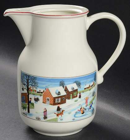 Naif Christmas Coffee Pot No Lid