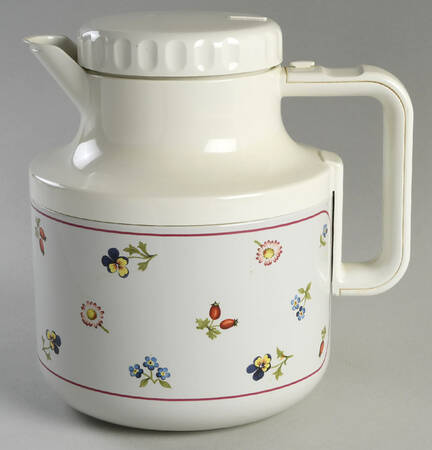 Petite Fleur Metal Thermos/Carafe & Lid