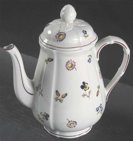 Petite Fleur Mini Coffee Pot & Lid