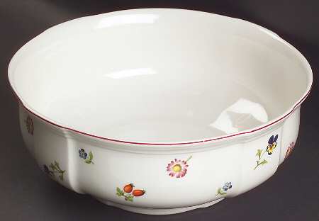 Petite Fleur 8" Round Vegetable Bowl