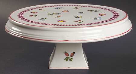 Petite Fleur 10" Diameter Pedestal Cake Stand