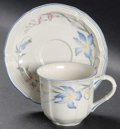 Riviera Flat Demitasse Cup & Saucer Set
