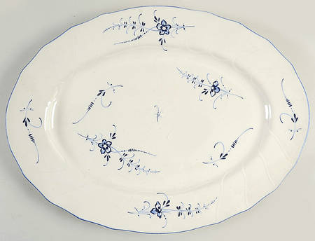 Vieux Luxembourg 16" Oval Serving Platter by Villeroy & Boch