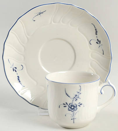 Vieux Luxembourg Flat Cup & Saucer Set by Villeroy & Boch