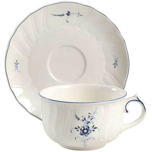 Vieux Luxembourg Flat Cup & Saucer Set by Villeroy & Boch
