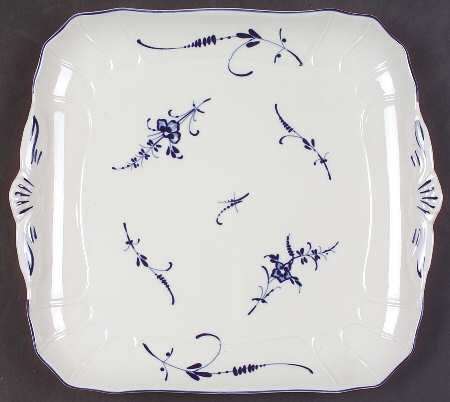 Vieux Luxembourg Square Handled Cake Plate by Villeroy & Boch