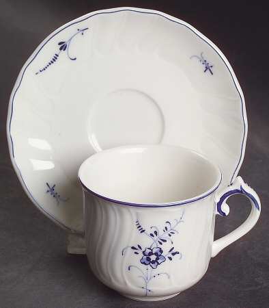 Vieux Luxembourg Flat Demitasse Cup & Saucer Set by Villeroy & Boch
