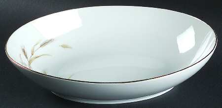 Golden Wheat 10" Oval Vegetable Bowl