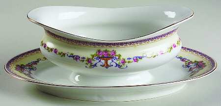 Dorset Gravy Boat with Attached Underplate