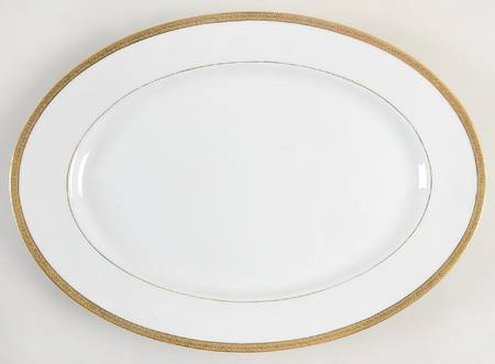 VIT10  15" Oval Serving Platter by Victoria (Czech)