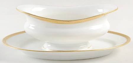 VIT10  Gravy Boat with Attached Underplate