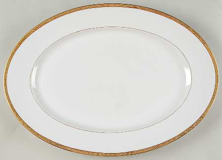 VIT10  19" Oval Serving Platter
