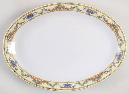 VIT11 12" Oval Serving Platter by Victoria (Czech)